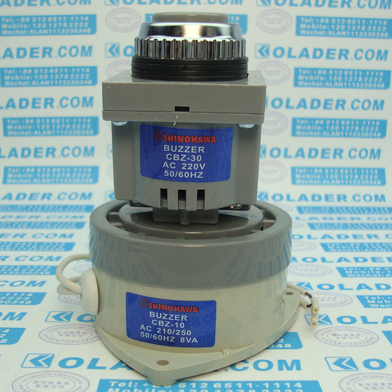 ไต้หวัน SHINOHAWA อิเล็กทรอนิกส์ Buzzer CZB-10/CBZ-20/CBZ-30 DC24V/AC220V