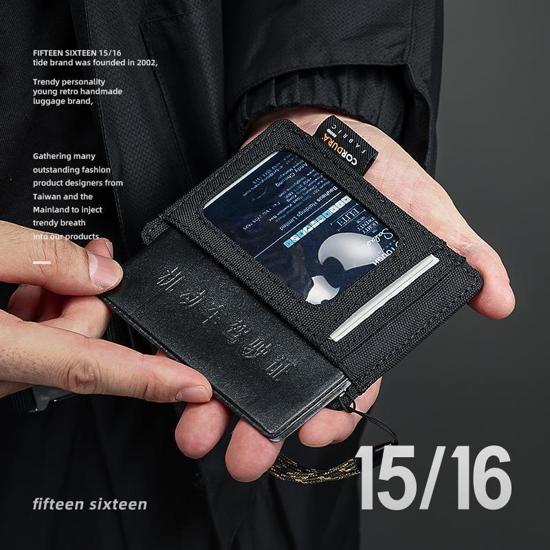 ซองใส่บัตรไนลอน Ballistic Work Pass/1516 cordura 1680D Ultra-Thin Work Pass Halter Card Holder Drive