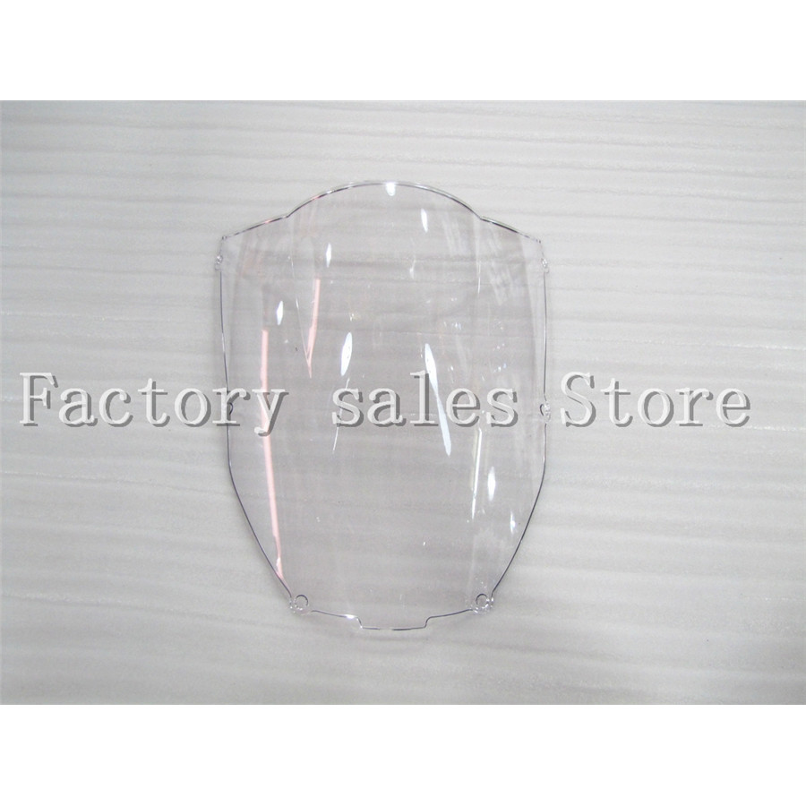 สําหรับ Kawasaki Ninja ZX6R ZX-6R 636 2000 2001 2002 กระจกสีขาว WindScreen Double Bubble zx6r 00 01 