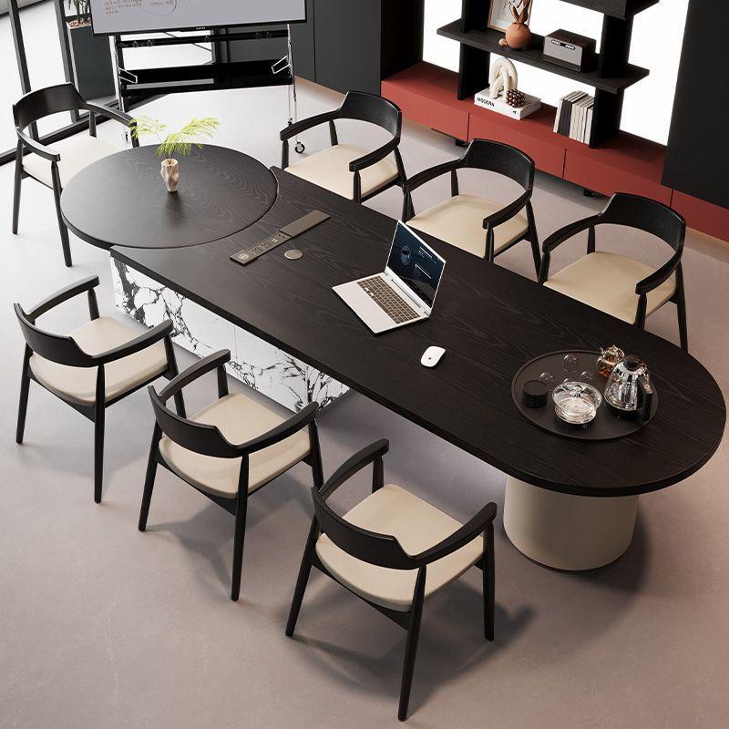 Conference table, office desk, socket, built-in adjustable executive desk, modular conference table
