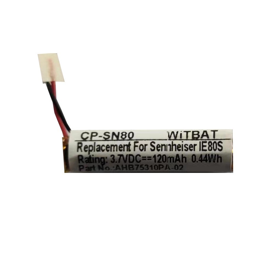 เหมาะสําหรับแบตเตอรี่ชุดหูฟัง Sony WI-C300 AHB75310PA-02