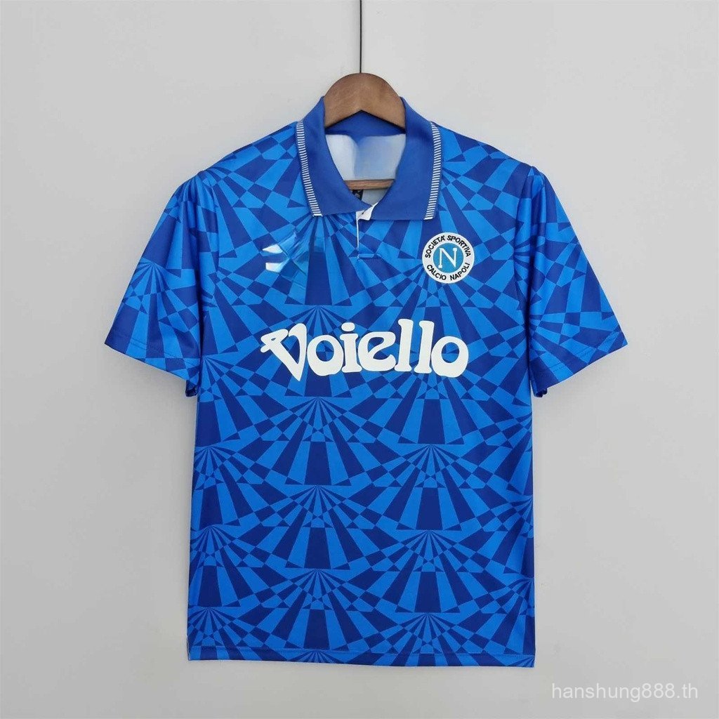 Retro Football Jersey 91-93 Napoli Home Soccer Jersey เสื้อยืดที่กําหนดเอง