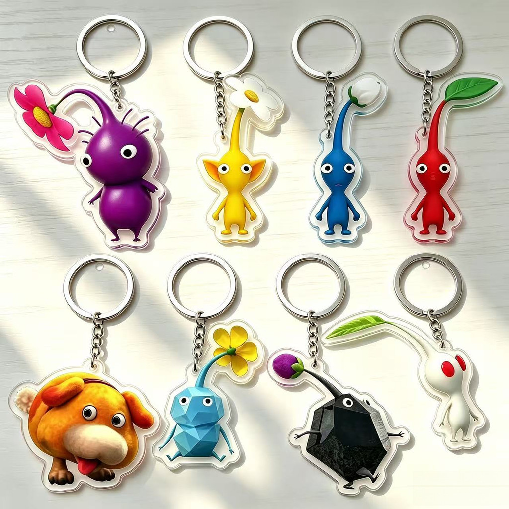 พวงกุญแจ PIKMIN พวงกุญแจเงิน จี้ สินค้า Nintendo ข้อเสนอพิเศษ
