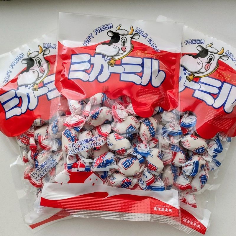 ลูกอมนม Fujiya ของญี่ปุ่น 100g26.26213 ls82326 @