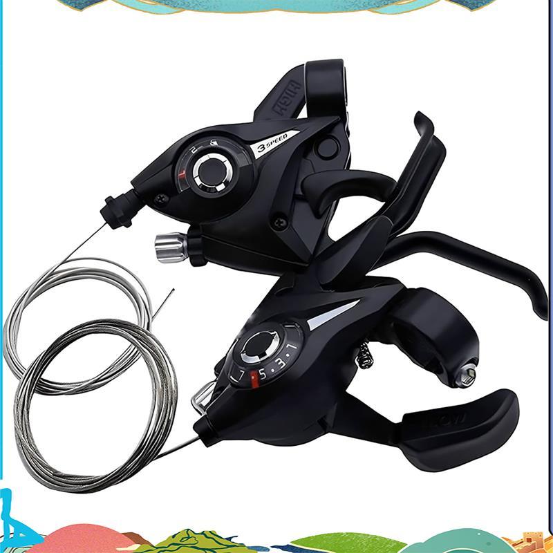 21-Speed จักรยาน Derailleur และ Shifter ชุดจักรยาน 3x7 Shift Levers พร้อมเบรคจักรยาน 3x7 Shift Lever