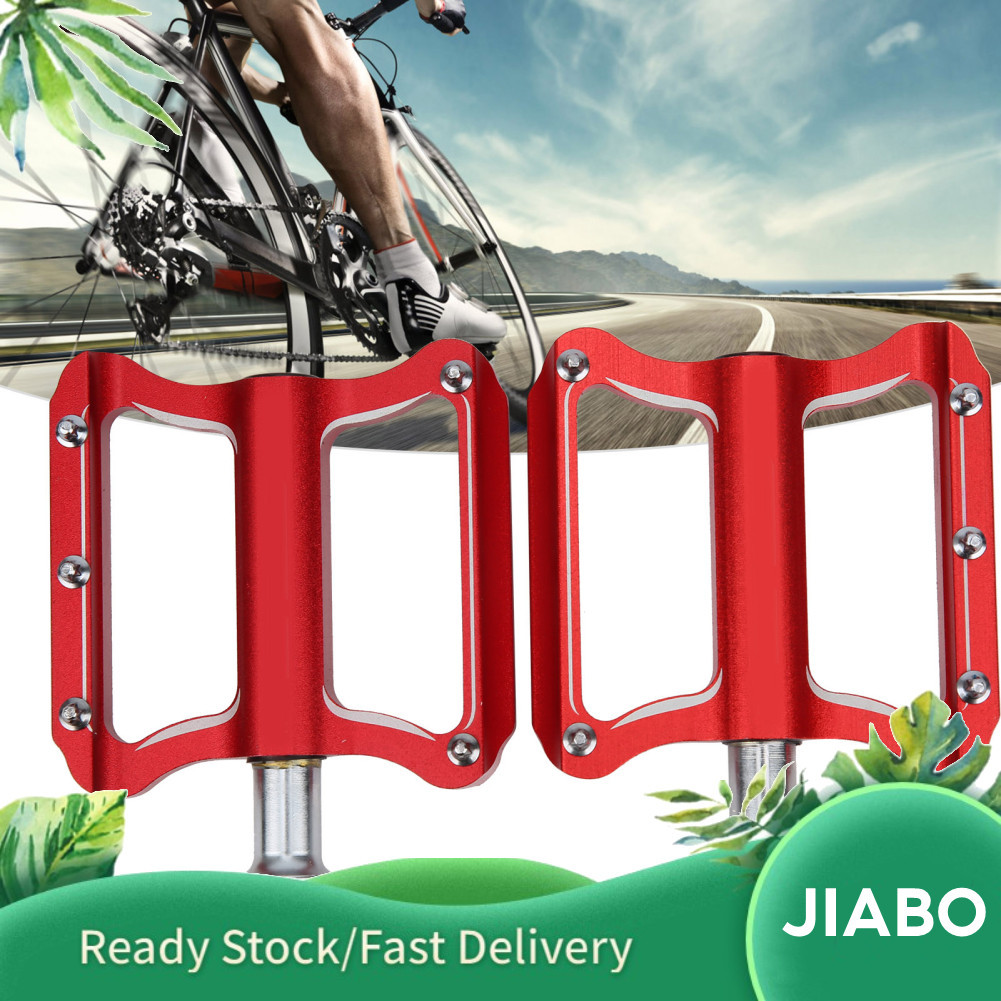 jiabo GUB GC020‑DU คันเหยียบแบริ่งอลูมิเนียมอัลลอยด์จักรยานเสือหมอบอะไหล่อะแดปเตอร์จักรยานสีแดง
