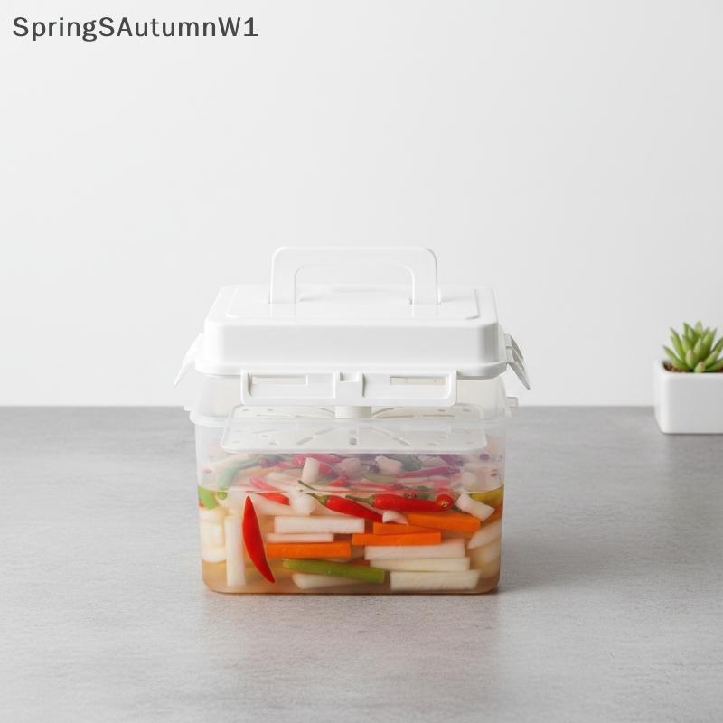 [SpringSAutumnW1] W 5L กิมจิกดภาชนะเก็บกองโถสําหรับ Gherkin Sauerkraut การจัดเก็บและหมักบูติก