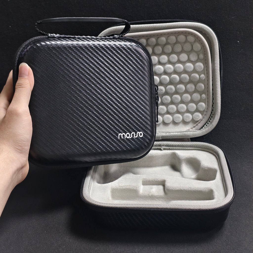 Mosiso เหมาะสําหรับ DJI OM5 สมาร์ทมือถือ Gimbal Stabilizer กล่องเก็บกระเป๋าเดินทางกลางแจ้งกล่องเก็บอ