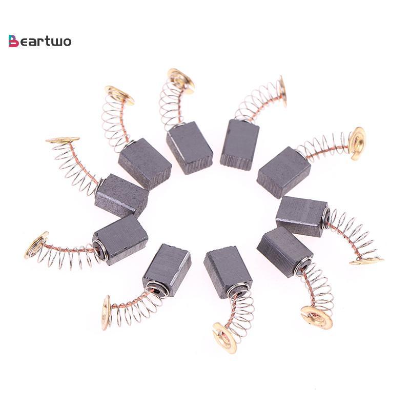 <beartwo-t> 10 ชิ้นเครื่องบดมุมแปรงคาร์บอน 6*9*14 มิลลิเมตรเครื่องมือไฟฟ้ามอเตอร์ไฟฟ้าอะไหล่ Nice