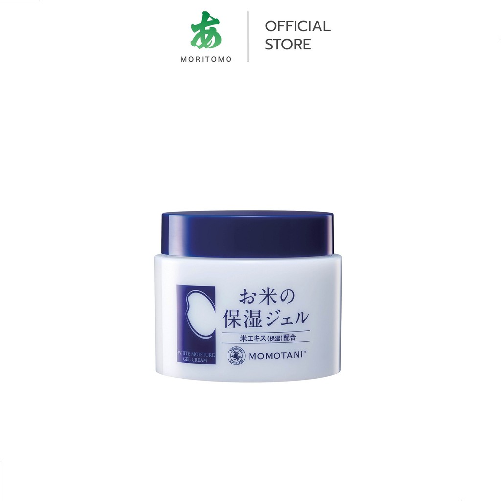 MORITOMO Official - MOMOTANI White Moisture Gel Cream 230 g / เจลบำรุงผิวหน้า ชุ่มชื้น ธรรมชาติ ผสานกับน้ำบริสุทธิ์