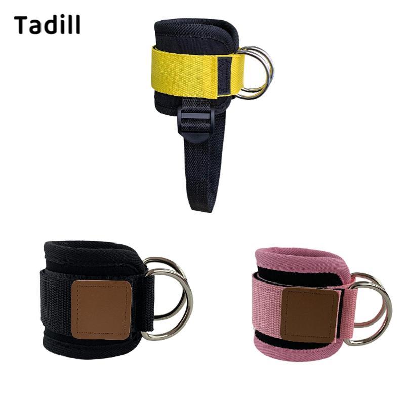 Tadill Cable Machine Ankle Strap Cable Machine Ankle Band, Adjustable Cushion Workout Leg Strap Ankl
