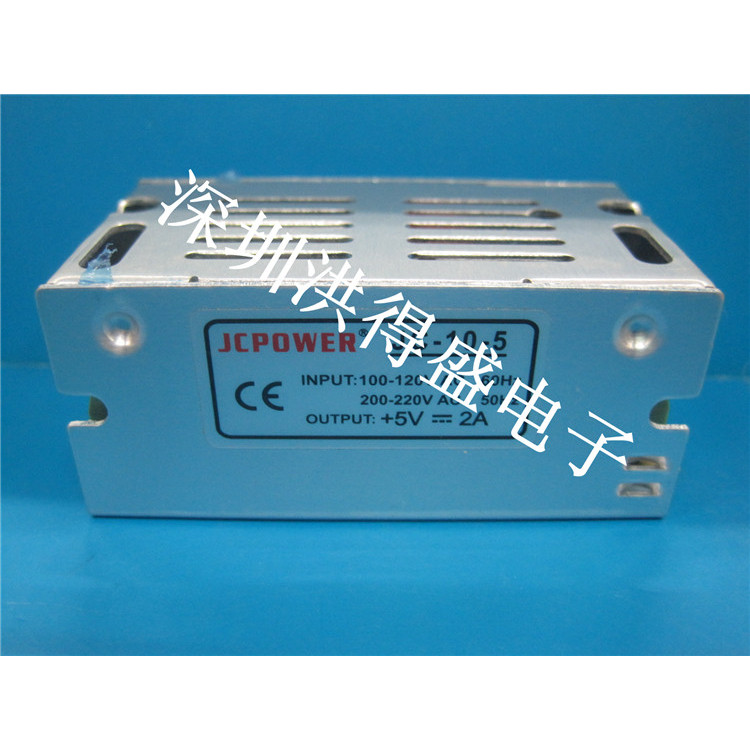 5V2A Switching Power Supply JC-10-5 10W เปลือกอลูมิเนียม Switching Power Supply 5V DC Power Supply T