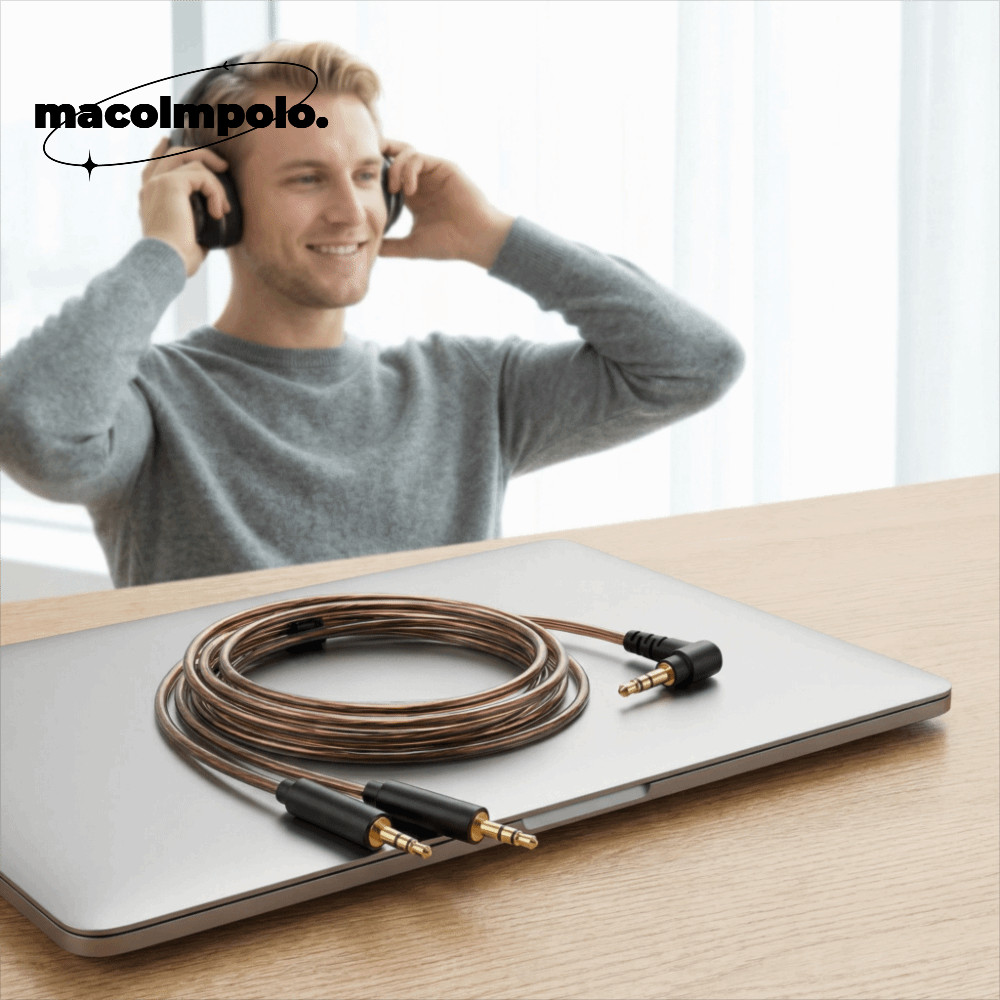 สายหูฟัง, 3.5 มม.ถึง Dual 2.5 มม.สาย Aux, 120 ซม./47.2in Plug and Play อัพเกรดสายสัญญาณเสียงสําหรับ 