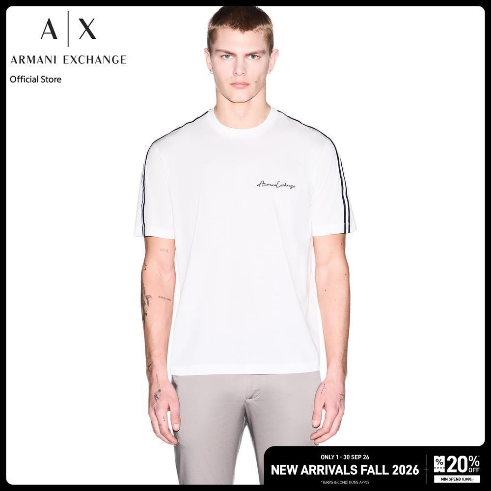 Armani Exchange เสื้อยืดผู้ชาย รุ่น 8NZTSG-ZJ9AZ-U1074 สีขาว