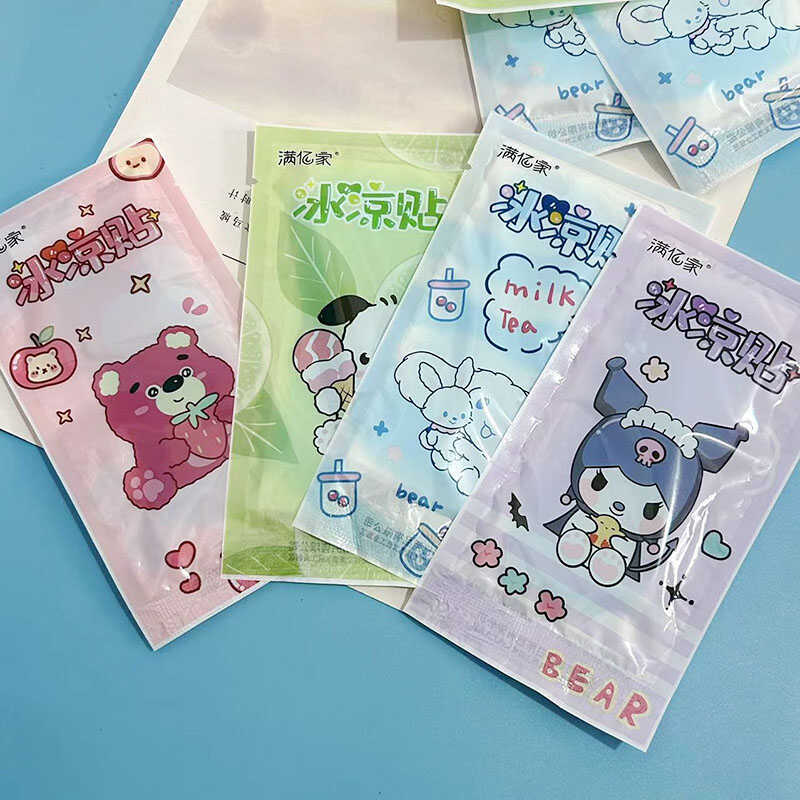 Cinnamon Dog Kuromi Cooling Patch ฤดูร้อน Cooling Cooling Cooling Patch นักเรียนทหารการฝึกอบรม Ice P
