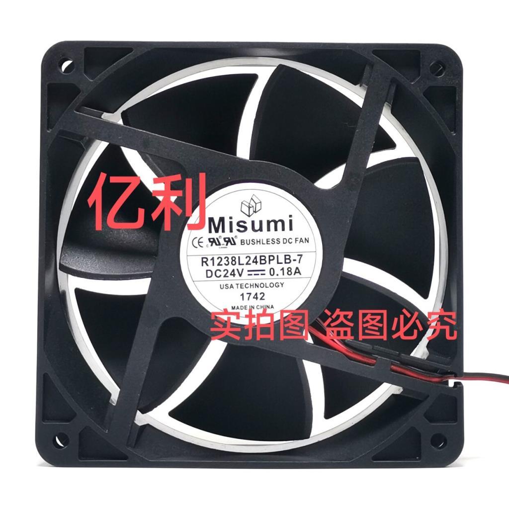 MiSUMi Mismi R1238L24BPLB-7 24V 0.18A 12038 12CM พัดลมระบายความร้อน