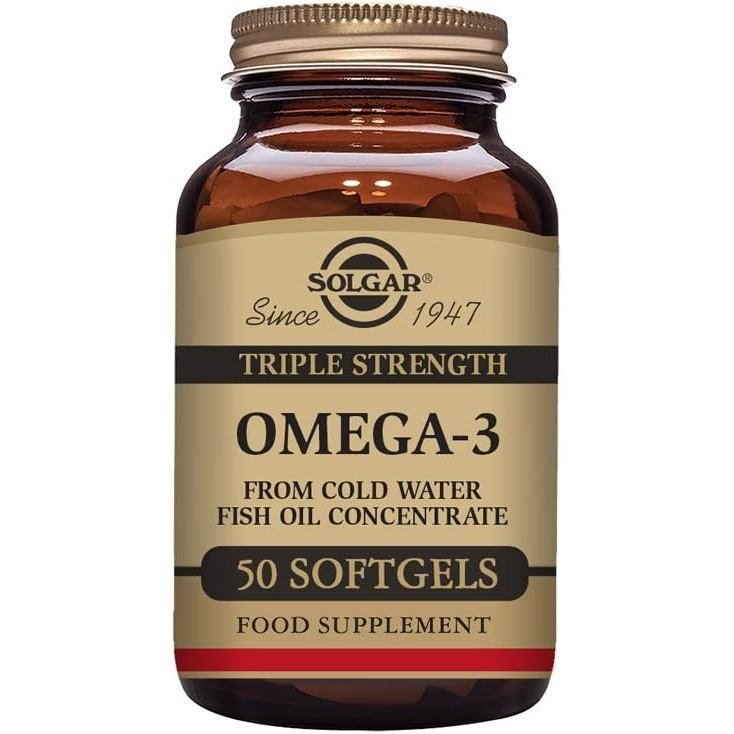 Solgar Triple Strength Omega 3-50 ซอฟท์เจล
