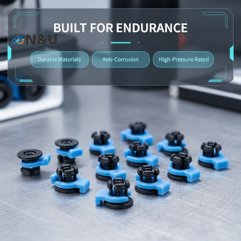 N&U 5/10/15 ชุด Bowden Collet & Clamp ชุดคลิปป้องกันการหลวมข้อต่อท่อสําหรับ Ender 3 Pro, CR10S 3D เค