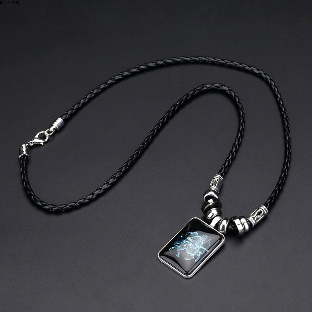 JONY1PH สร้อยคอเรซิ่นดีไซน์เครื่องประดับ Constellation Astrology Galaxy