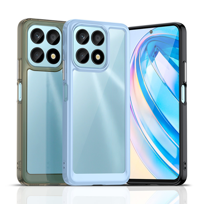 สีสันโปร่งใส TPU สําหรับ Honor X8a X6S X6 สําหรับ Honor X8B X8 สําหรับ Honor 70 Lite ฝาครอบ Clear Ha