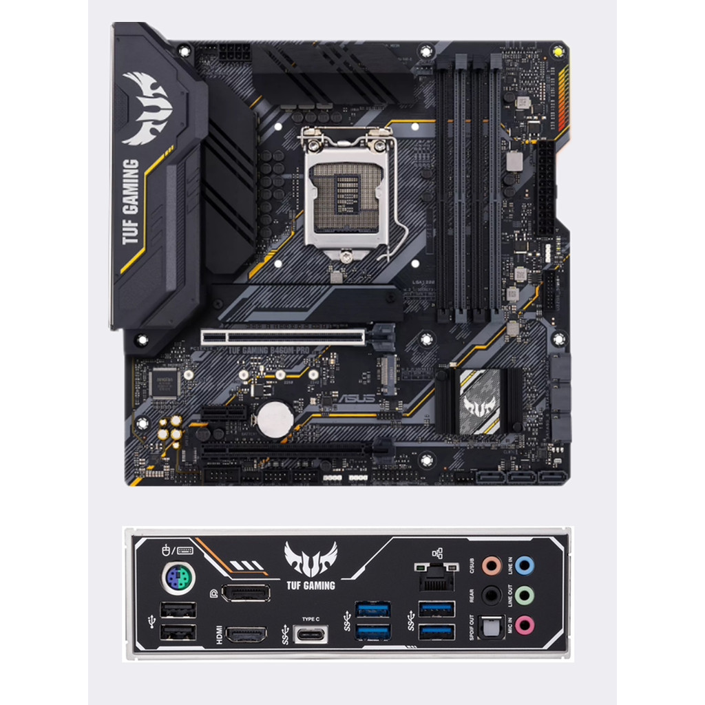 Asus/Asus TUF GAMING B460M-PRO10 Generation Corey เมนบอร์ดเหมาะสําหรับชุด i5 10600KF