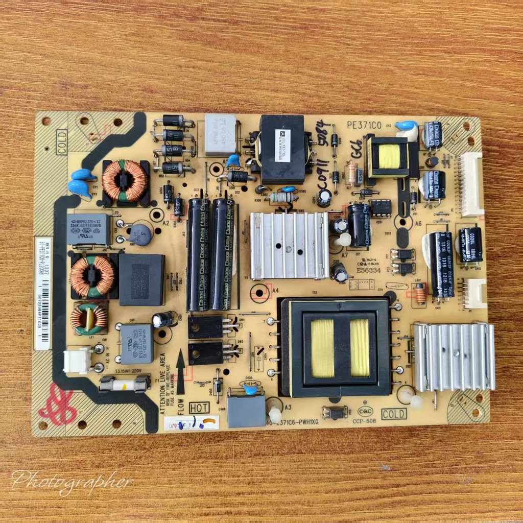 Original TCL L48F3600A-3D L39E5090 Power Board 40-E371C6-PWH1XG PE371C0