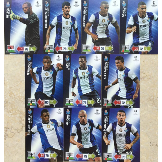 Panini Panini 12-13 Panini Panini 12-13 Championships Star Cards ชุดการ์ดทั่วไป 10 ใบ Porto