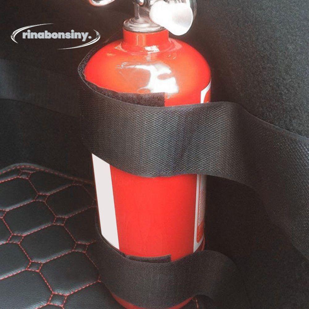 RINABONSINY 25PCS Fire Extinguisher Strap Holder Nylon Deduct Car Trunk Bag