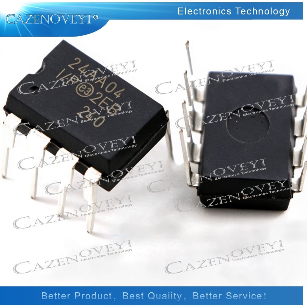5 ชิ้น 24AA04-IP DIP-8