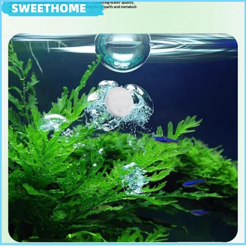 SWEETHOME Aquarium น้ํายาทําความสะอาดสาหร่ายเม็ดสารตกค้างฟรีที่มีประสิทธิภาพกําจัดสาหร่ายสําหรับสีเข