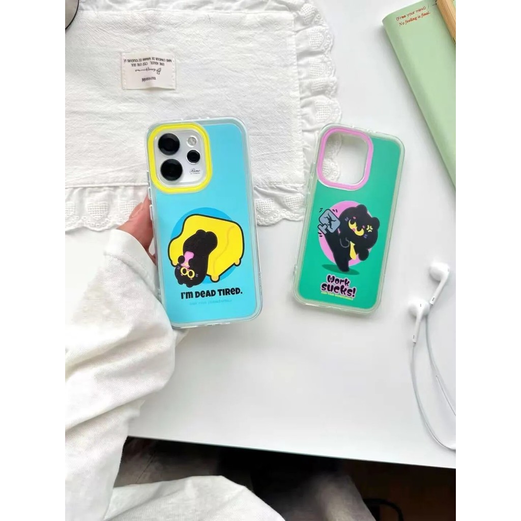 ลูกแมวพักโซฟาเหมาะสําหรับเคสโทรศัพท์ OPPORENO16PRO 15|14|13 โปร่งใส findx9sx8 หญิง a97