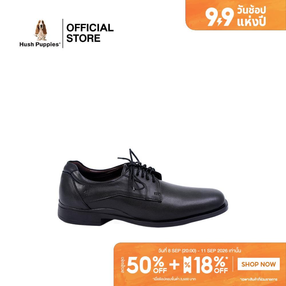 Hush Puppies รองเท้าผู้ชาย รุ่น HP 8HDFPP225A - สีดำ (รองเท้าทางการหนังสังเคราะห์ แบบสวม)