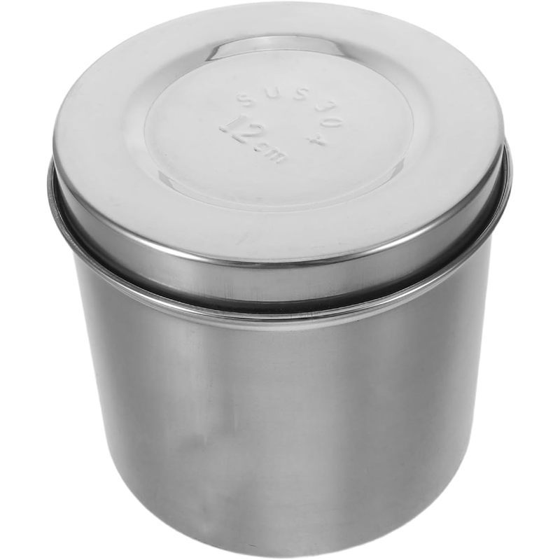 Ointment Jar สแตนเลสพร้อมฝาปิดสําหรับ Dressing Gauze