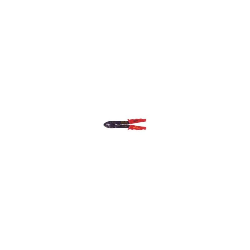 LOBSTER AK38A Crimping Tool, 14/22/38 mm² Capacity, Red