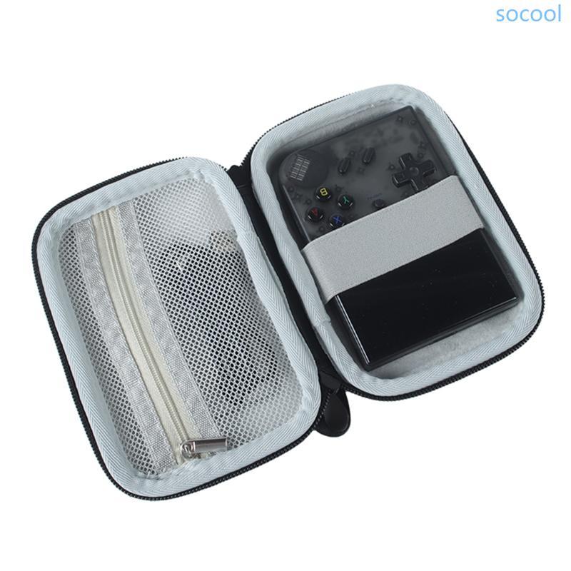 Soc* กระเป๋าเก็บของ Organiser Pouch Storage Solution สําหรับคอนโซลวิดีโอเกม RG35XX H