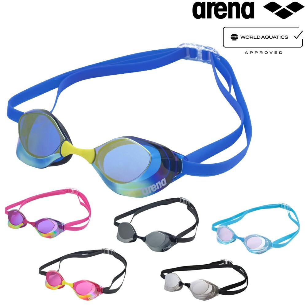 แว่นว่ายน้ำแข่งขัน ARENA AQUAFORCE SWIFT ACE เลนส์กระจกเงาพร้อมแผ