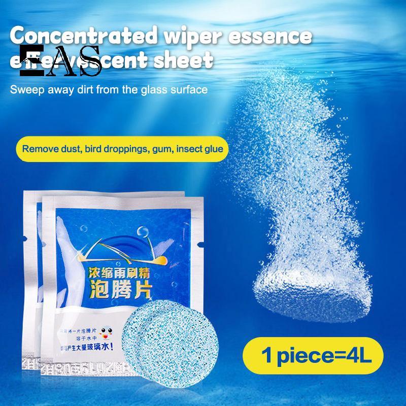 [EA] 20PCS รถ Wiper Fine Cleaner ทําความสะอาดกระจกรถ Solid Wiper Window Cleaner สําหรับใดๆแก้วหรือหน