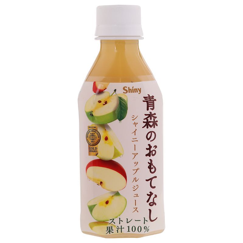 ไชนี่น้ำแอปเปิ้ลอาโอโมริ100เปอร์เซ็นต์ 280มล. Shiny Apple Juice Aomori 280ml.