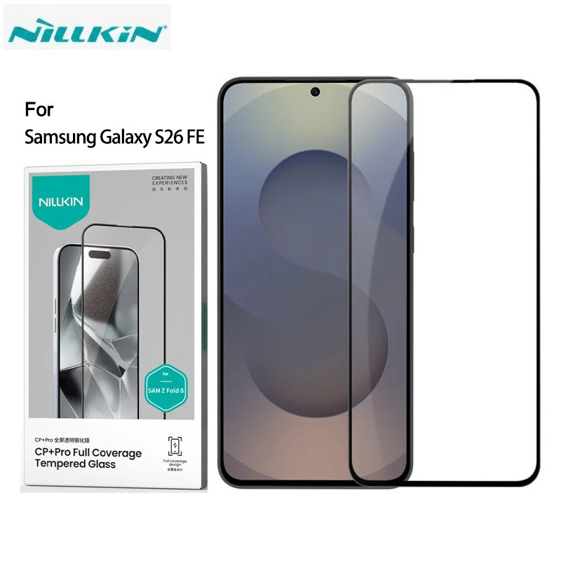 Nillkin กระจกนิรภัยสําหรับ Samsung Galaxy S26 FE Nillkin CP+Pro คลุมทั้งหมดฟิล์มกันรอยหน้าจอ