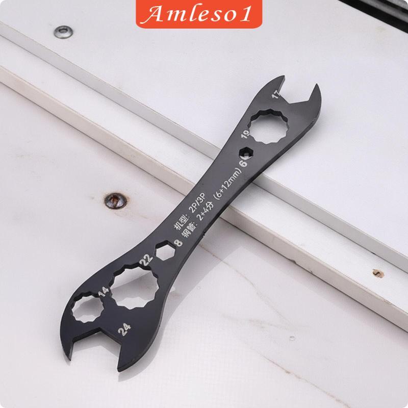 [Amleso1] HVAC Service ประแจ Multi-Opening เครื่องปรับอากาศประแจบริการทน HVAC Spanner สําหรับคนงานบํ