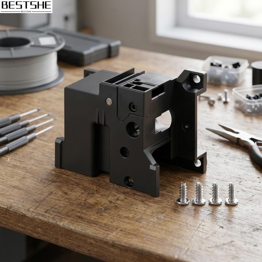 สําหรับ BambuLab Extruder Unit ฝาครอบด้านหน้าสําหรับ P2S สําหรับอุปกรณ์เสริมเครื่องพิมพ์ 3D