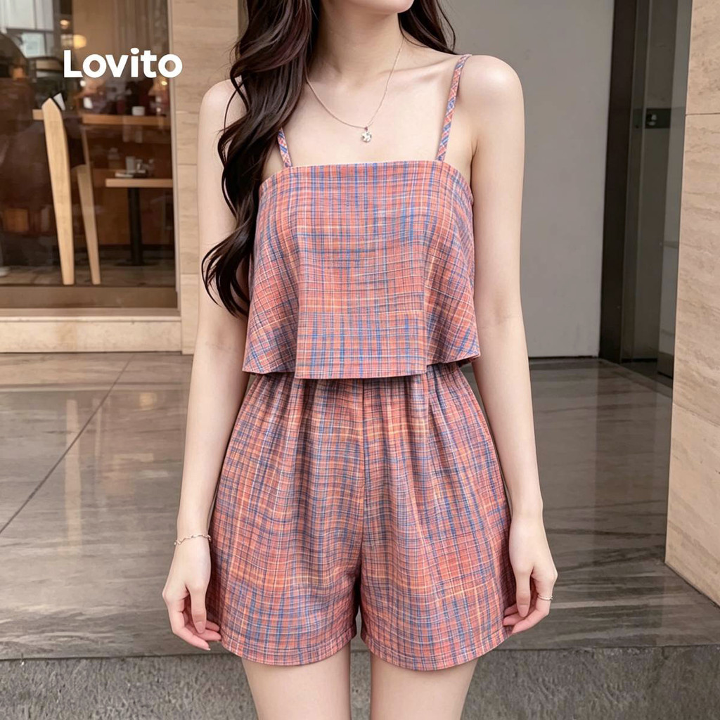 Lovito جمبسوت نسائي وردي كاجوال — صورة 4