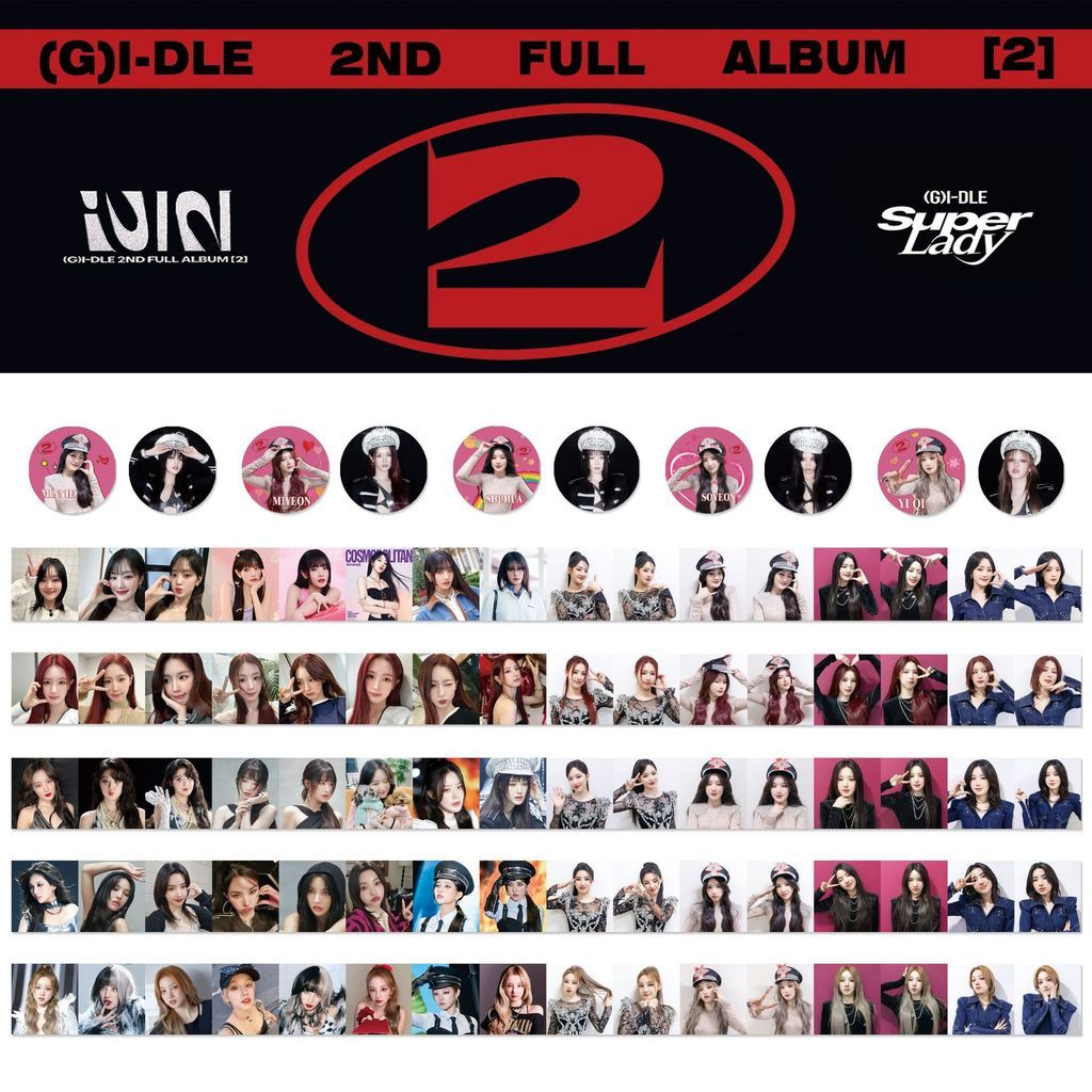 GIDLE อัลบั้มใหม่ Merchandise Personal Washi Tape GIDLE Song Yuqi Minnie Support Handbook Sticker
