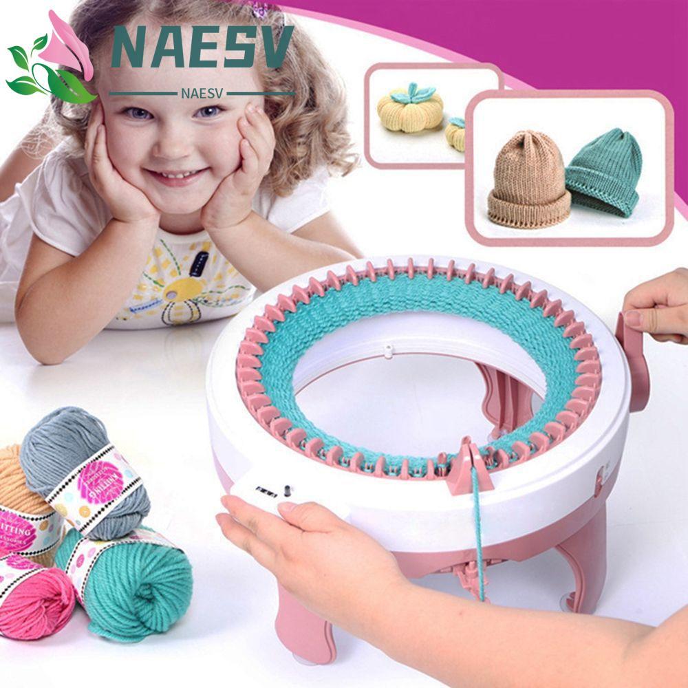 NAESV ขนสัตว์ loom DIY เด็ก Knit Loom Hand-Loom ขี้เกียจ artifact ผ้าพันคอผ้าพันคอถุงเท้าเย็บเครื่อง