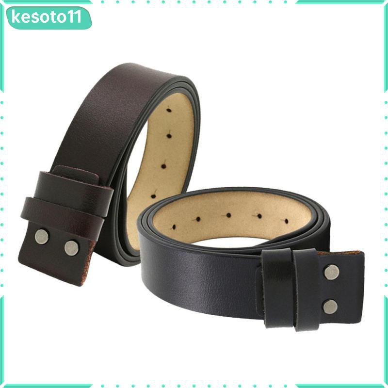 [คีโซโต11] เข็มขัดหนัง สายเข็มขัด 1.5'' (38มม) กว้าง เข็มขัดไม่มีหัวเข็มขัด