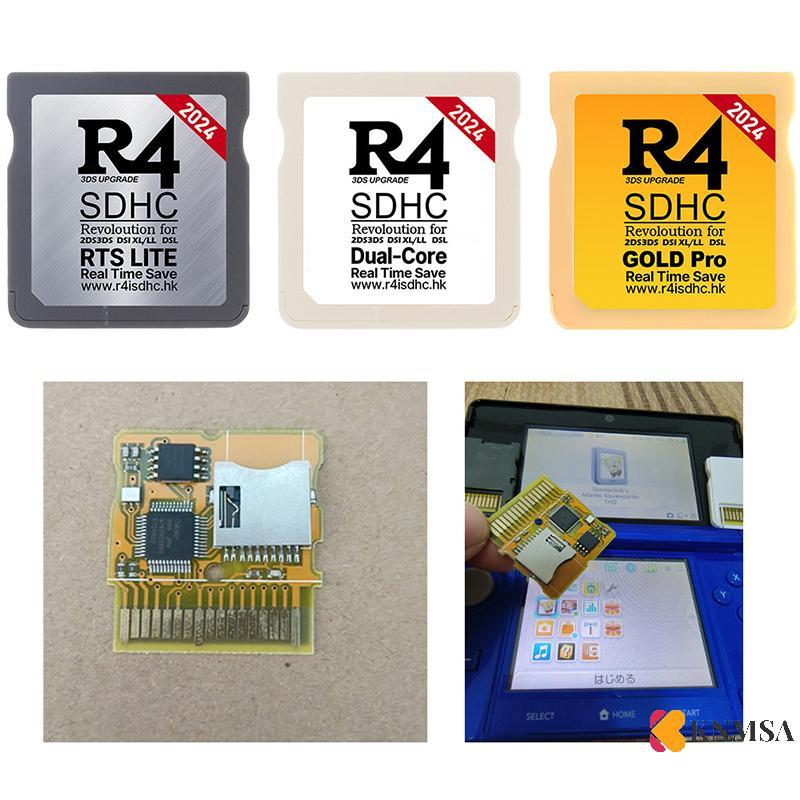 KNMSA] 2026 สําหรับ NDS การ์ดเกมสําหรับ R4I SDHC TF Card SDHC Gold Pro Card การ์ดวิดีโอเกม Gold Whit