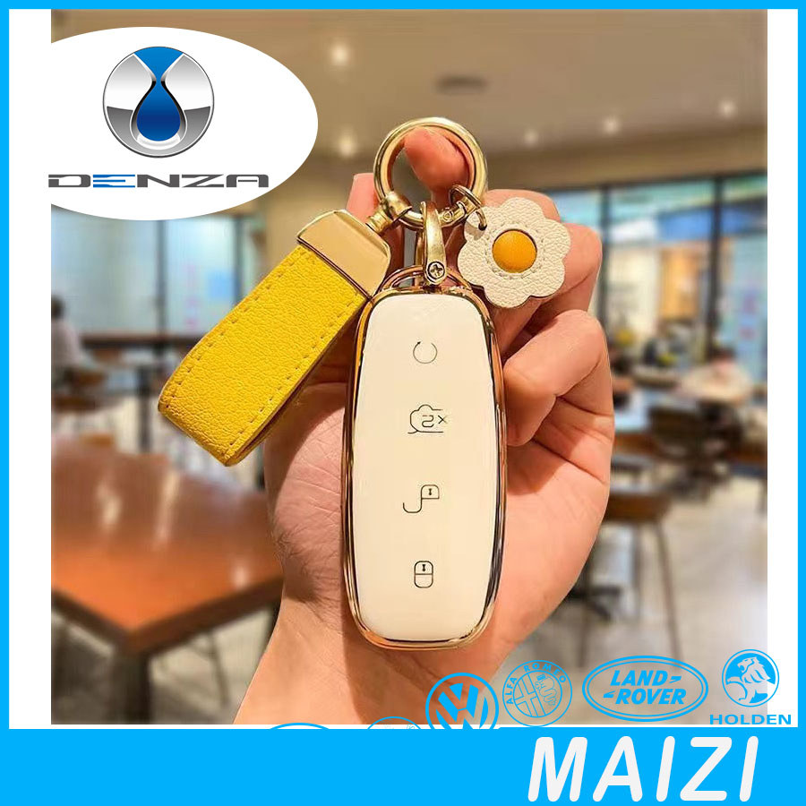 [READY]DENZA D9 Stylish and Simple Key cover DENZA BYD DENZA EV Cute Metal keychain SYTD