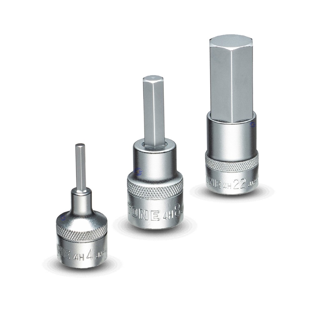 TONE ลูกบล็อก6เหลี่ยมเดือยโผล่ ขนาด 1/2" รุ่น 4H - Hexagon Socket 1/2" Model 4H