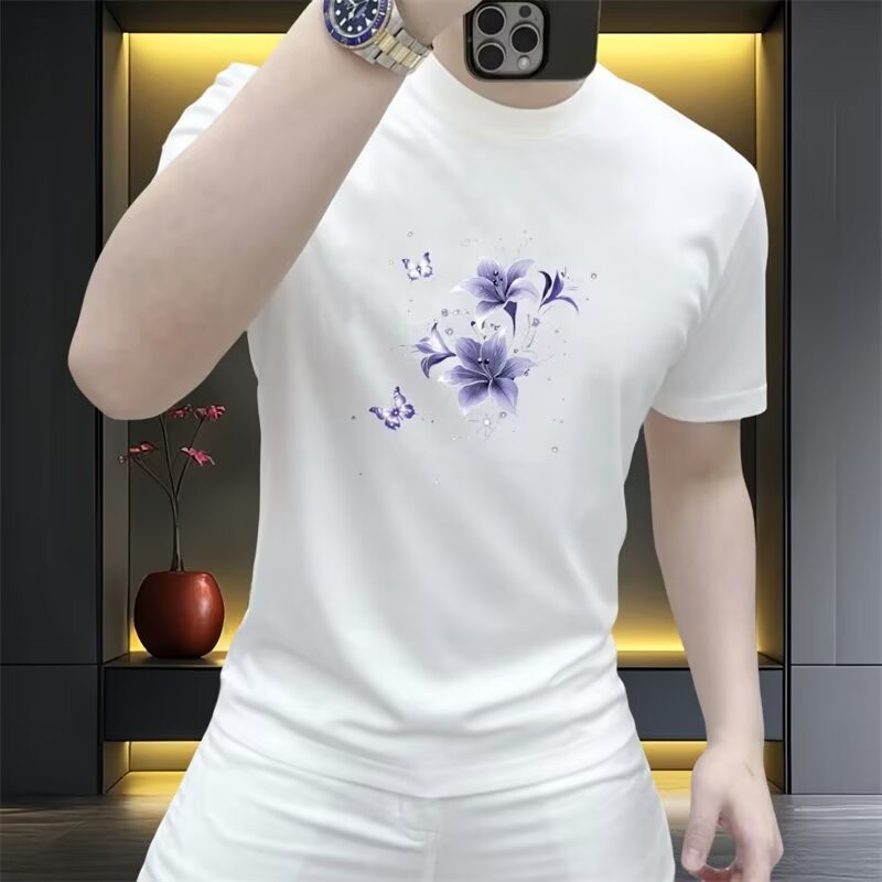 COD 2025B1593 Black and White 230g Pure Cotton P17 S-5XL new23 HDGD