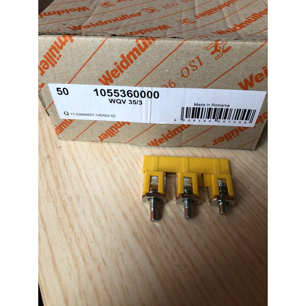 Brand New WDU Miller WDU 35 Terminal Short Connector 3 Connector รุ่น WQV 35/3 Part No.1055360000